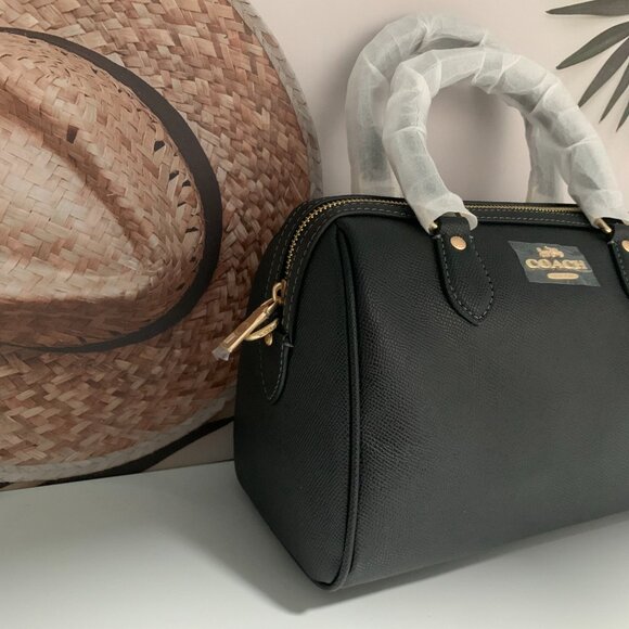 Trendy Coach Rowan Satchel | Deluxe Women's Handbag - Picture 2 of 4